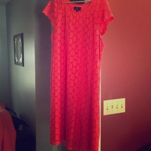 Ronni Nicole coral dress size 18 w
